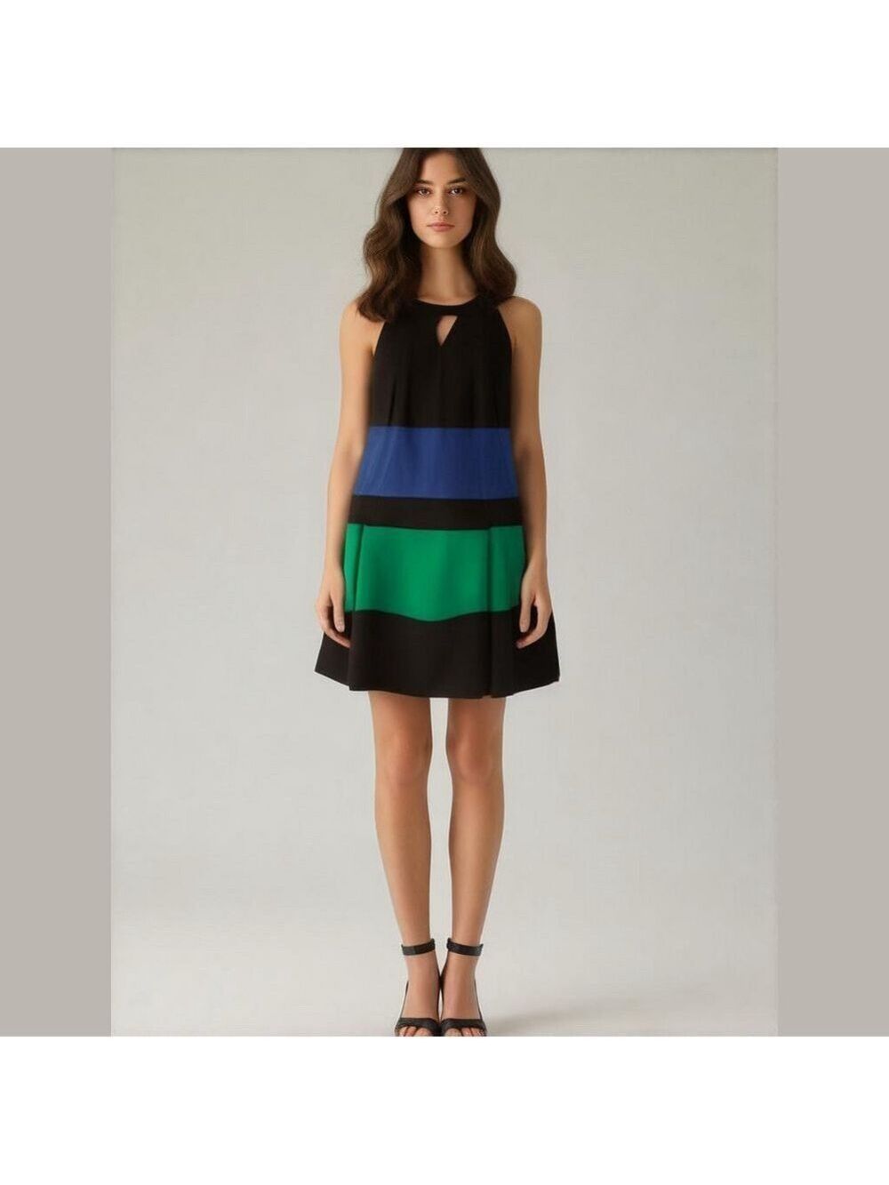 Enfocus Studio Colorblock Dress Size 6 - Picture 1 of 6